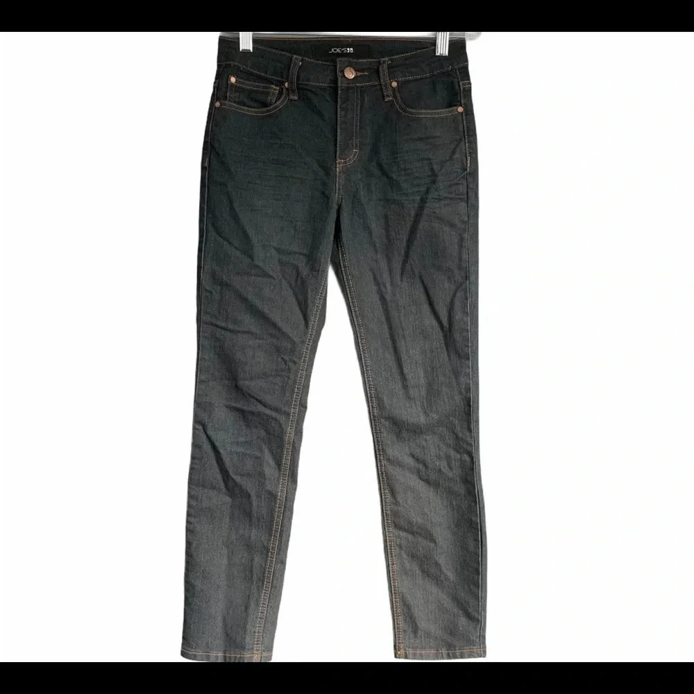 JOE’S Dark Wash Mid-Rise Skinny Stretch Jeans